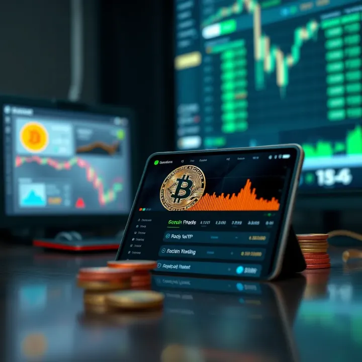 Managing Cryptocurrency Assets with Digital Wallets in Pakistan Secure digital wallet interface displaying cryptocurrency assets and transaction options for Pakistani traders