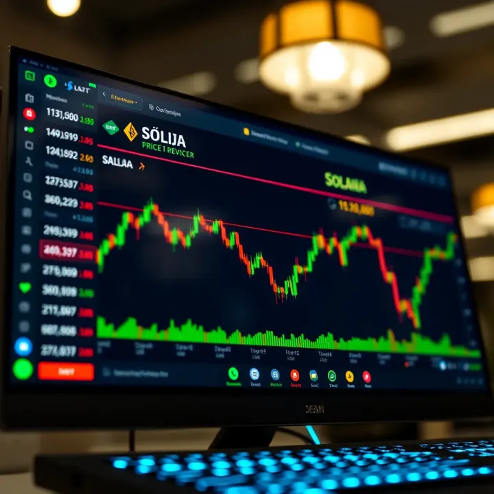 Trading Options and Regulatory Environment for Solana in Pakistan Cryptocurrency trading screen depicting Solana trading options and regulatory overview in Pakistan