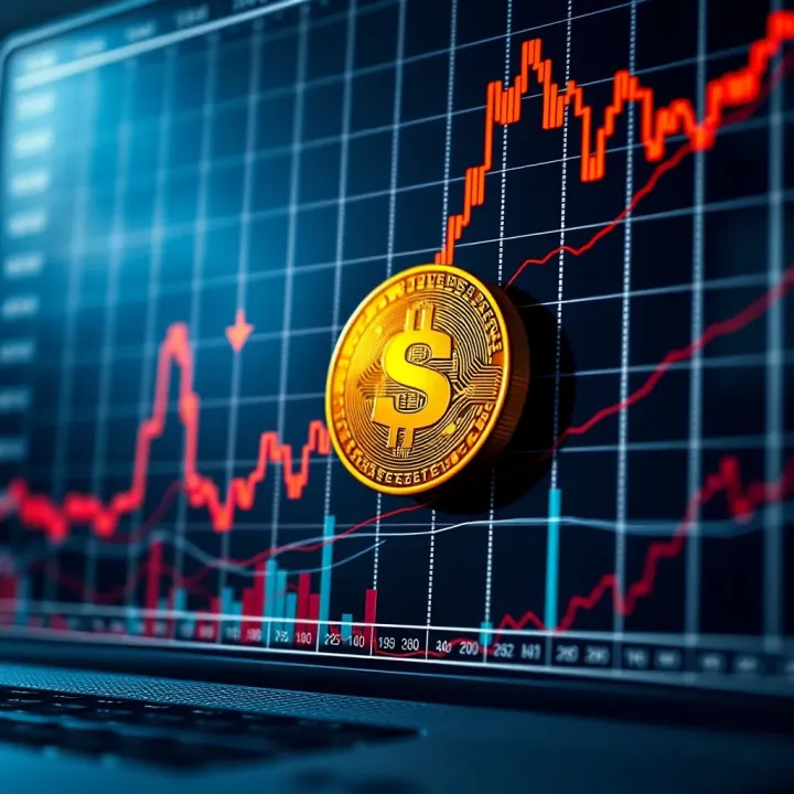Storj Coin Market Price Trends Analysis Graph showing Storj coin price trends with upward and downward movements