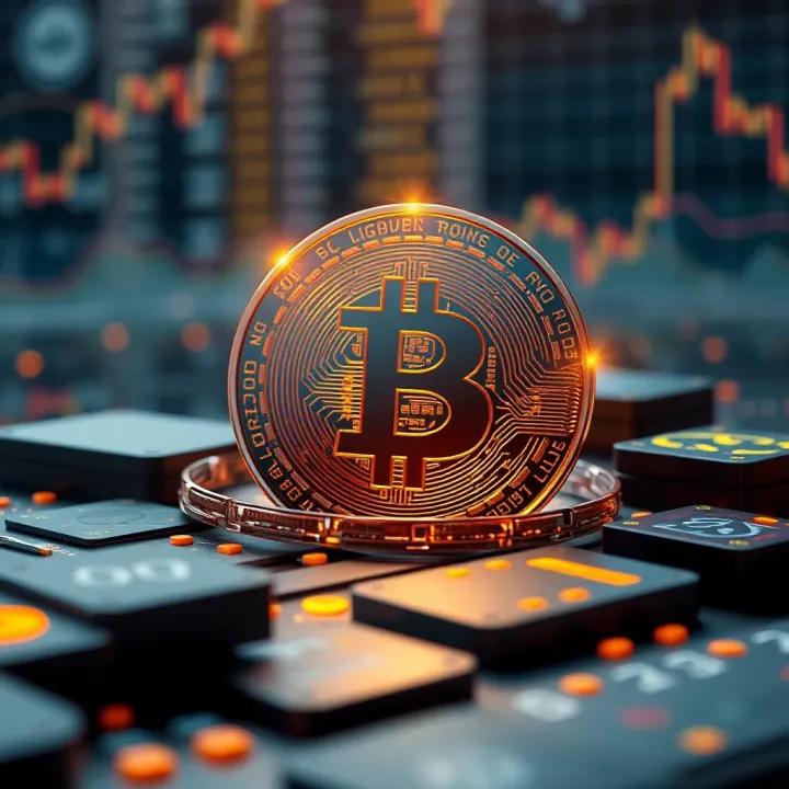 Illustration of digital blockchain technology representing the foundation of OG