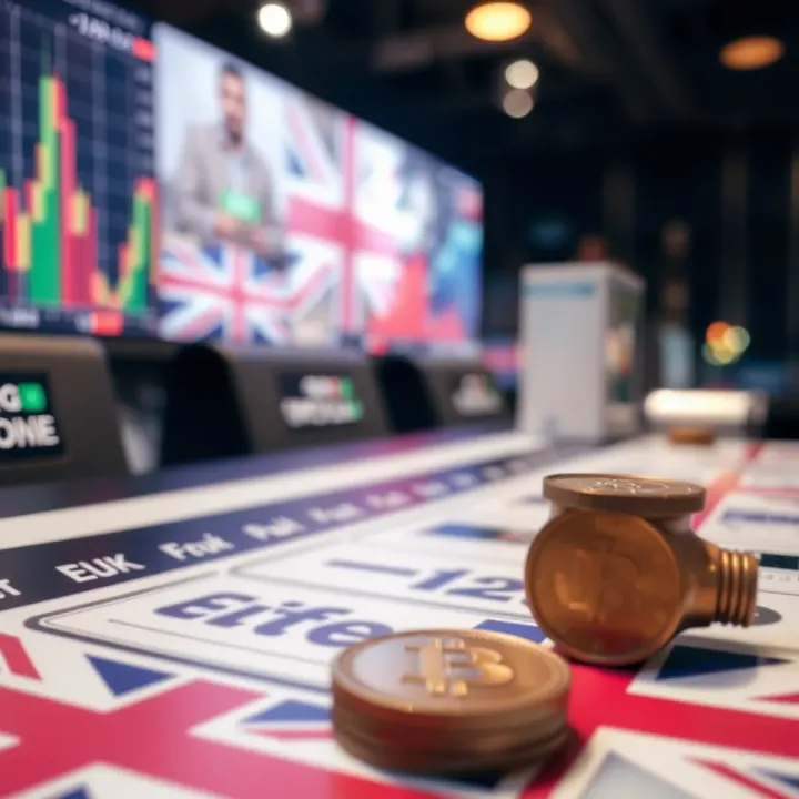 Illustration of UK and US economic indicators influencing forex market dynamics