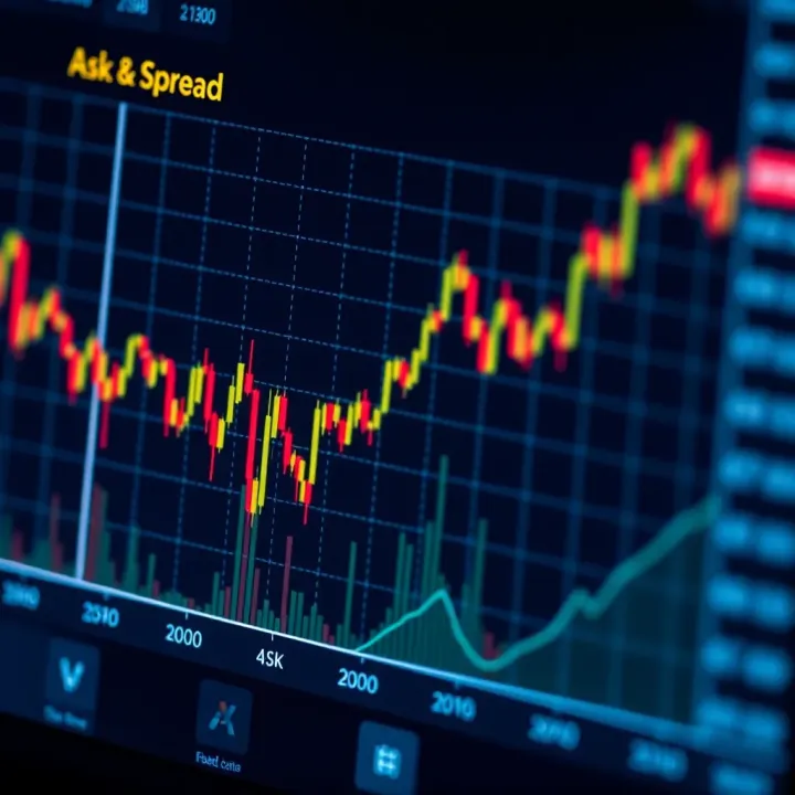 Bid and Ask Prices in Forex Trading Explained Graph showing the difference between bid and ask prices in forex trading