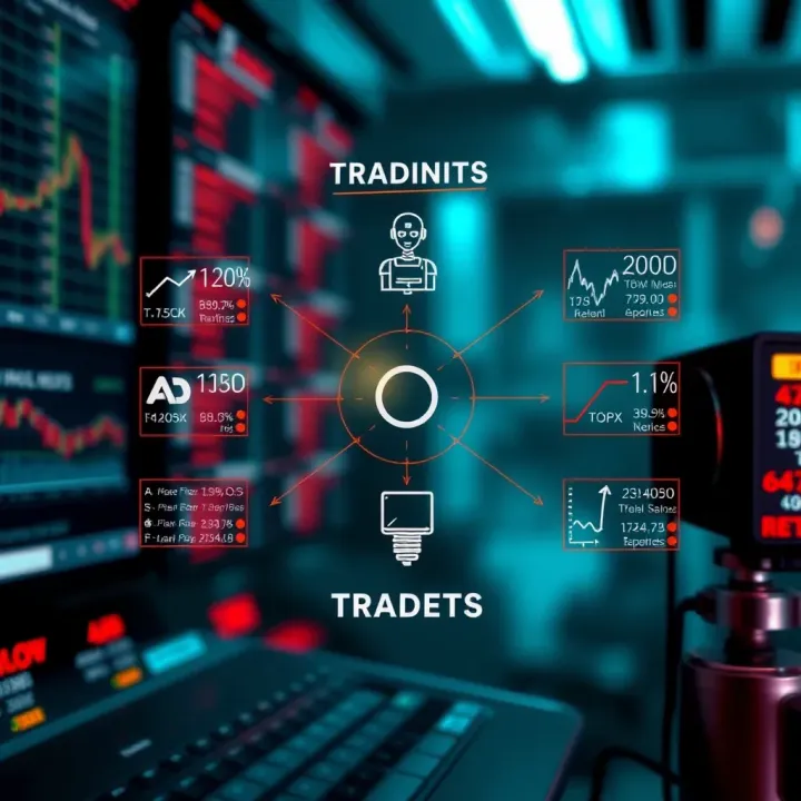 Different Types of Trading Bots in Financial Markets Diagram illustrating various types of trading bots used in financial markets