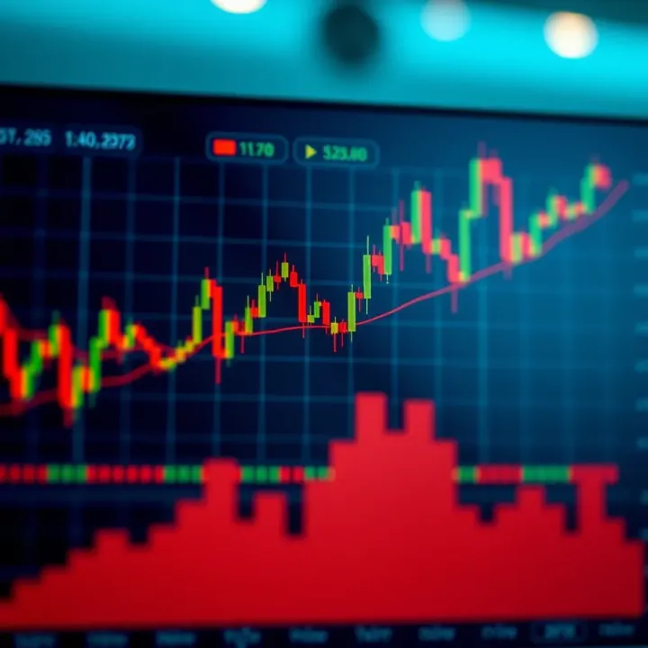 Graph illustrating the XMaster Formula Indicator's trend analysis on a trading chart
