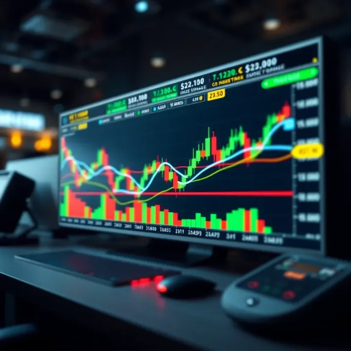 Chart displaying the XHMaster Formula Forex Indicator with trend signals and trading zones