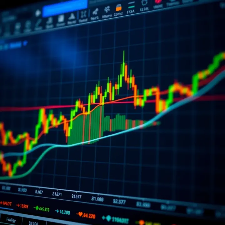 Graph displaying the XHMaster Formula Indicator with trend lines and signal points on a trading chart